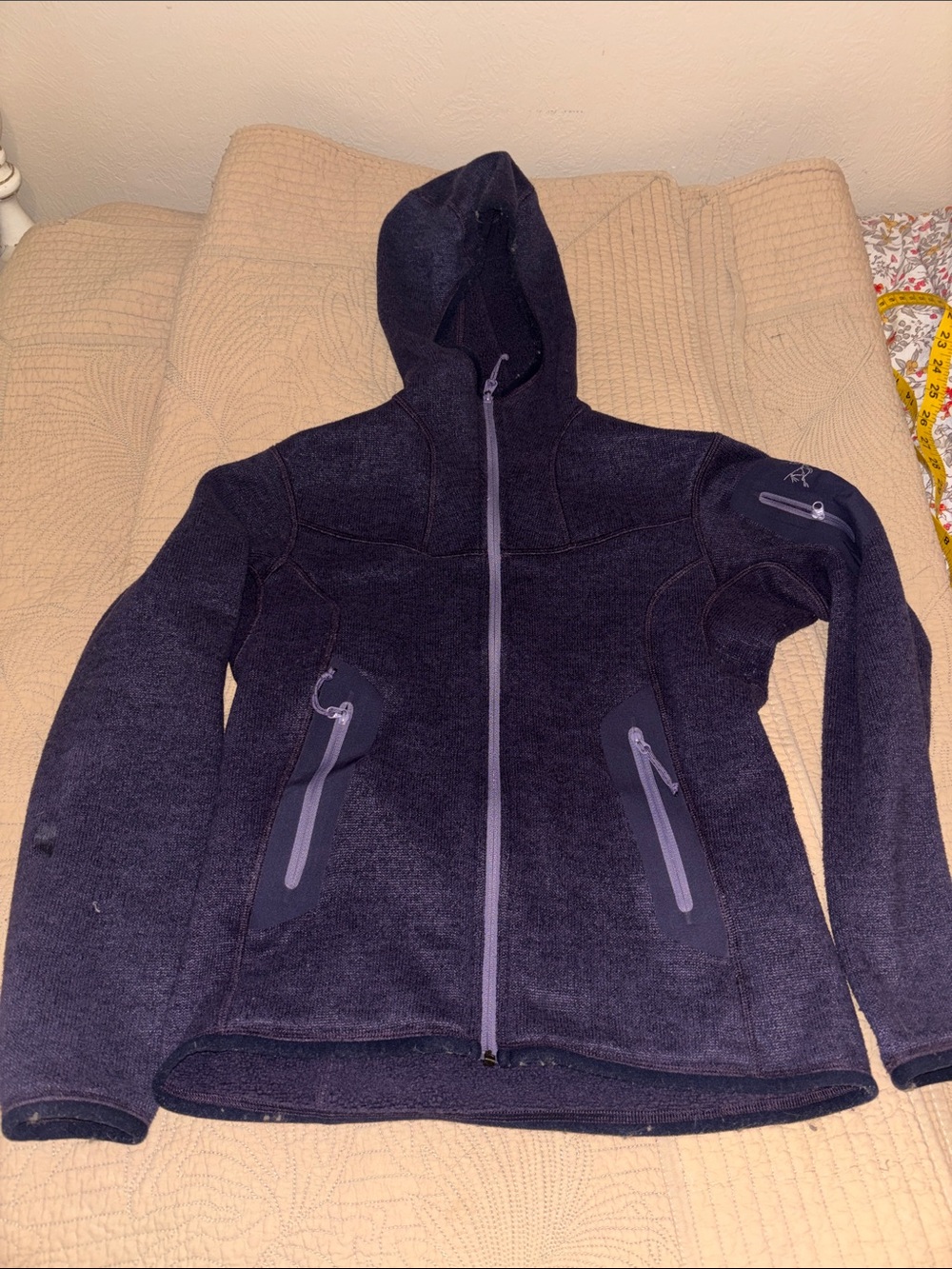 Arcteryx Women's Hooded Fleece Jacket - purple